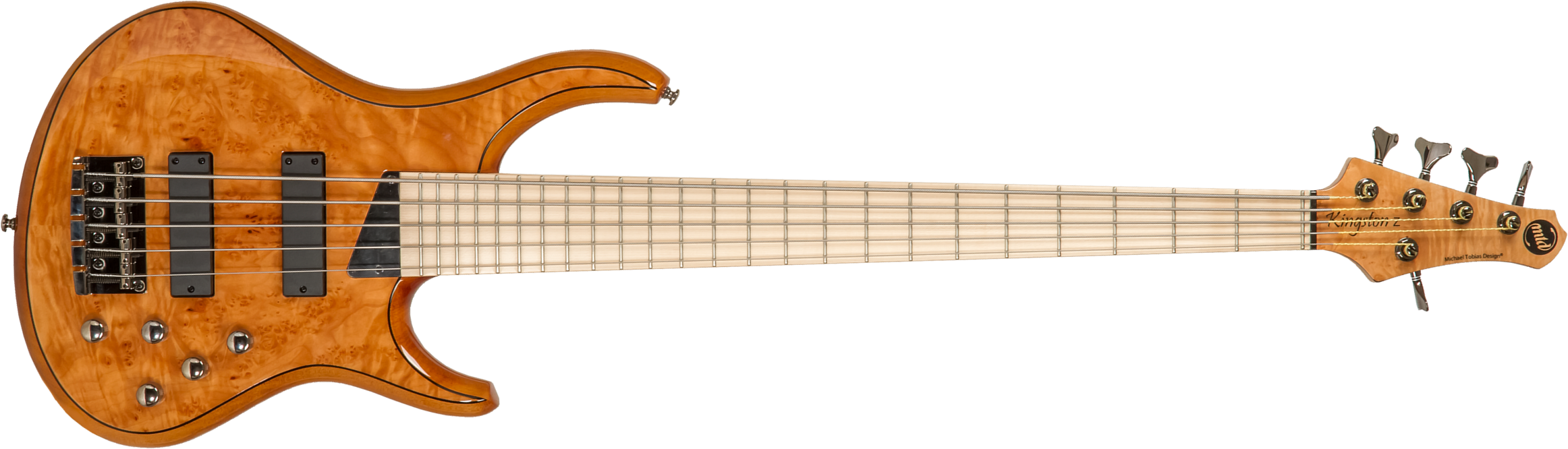Mtd Kz5mp-ng Kingston 5c Active Mn - Natural Gloss - Solid body electric bass - Main picture