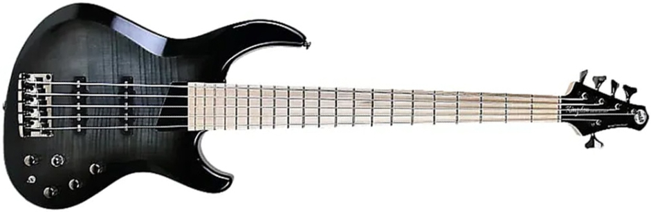 Mtd Saragota Deluxe Ksdx5mn-bbt Kingston 5c Active Mn - Black Burst - Solid body electric bass - Main picture