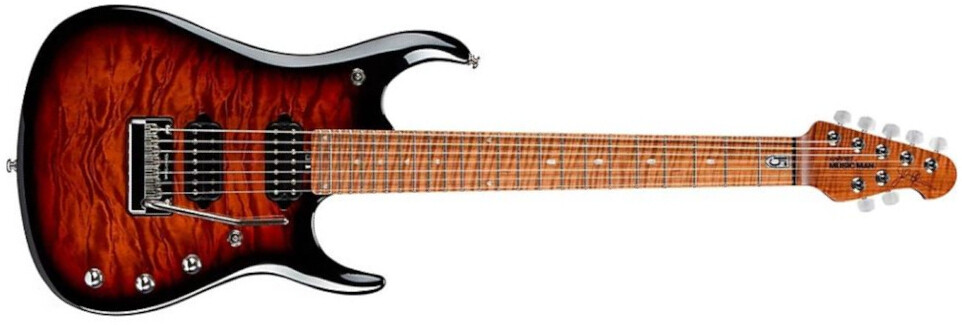 Music Man John Petrucci Jp15 Signature 2h Dimarzio Piezo Trem Mn +housse - Tiger Eye Quilt Top - Metal electric guitar - Main picture