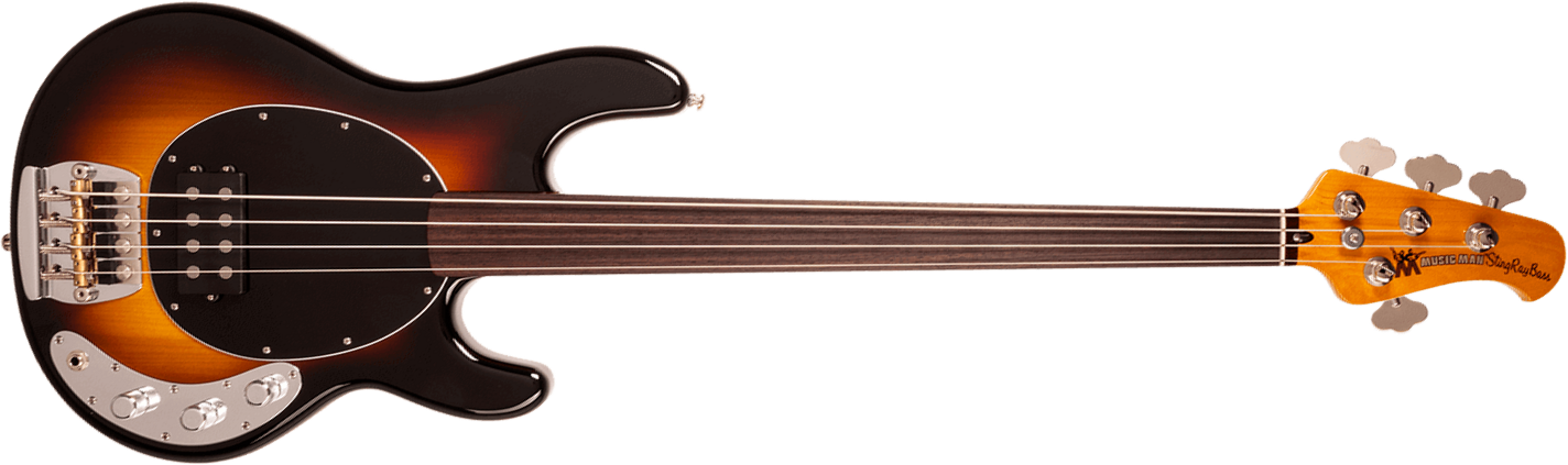 Music Man Pino Palladino Stingray Bass Fretless Signature Active Rw - '79 Burst - Solid body electric bass - Main picture
