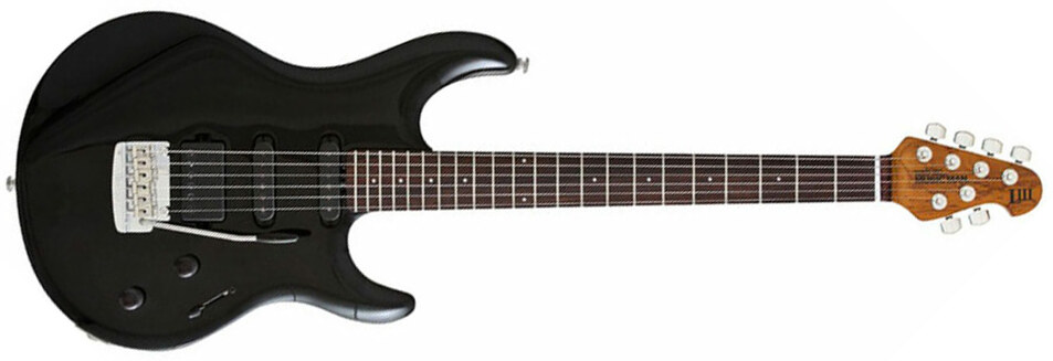 Music Man Steve Lukather Luke 3 Hss - Black - Str shape electric guitar - Main picture