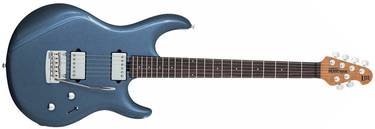Music Man Steve Lukather Luke Iii 3 Hh Signature Trem Rw - Bodhi Blue - Str shape electric guitar - Main picture