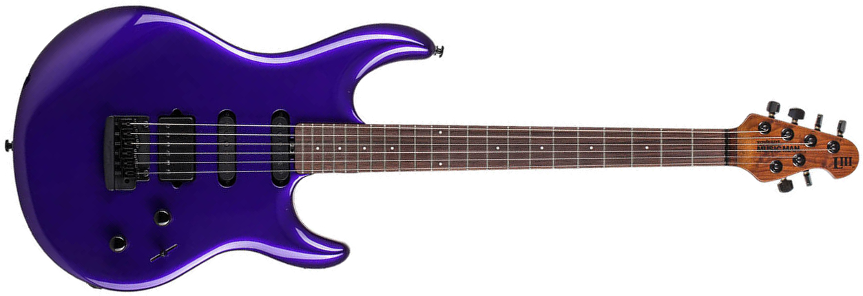 Music Man Steve Lukather Luke Iii 3 Hss Signature Trem Rw - Firemist Purple - Str shape electric guitar - Main picture