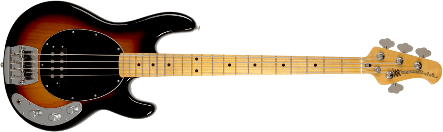 Music Man Stingray Retro 70s Usa Active Mn - Vintage Sunburst - Solid body electric bass - Main picture