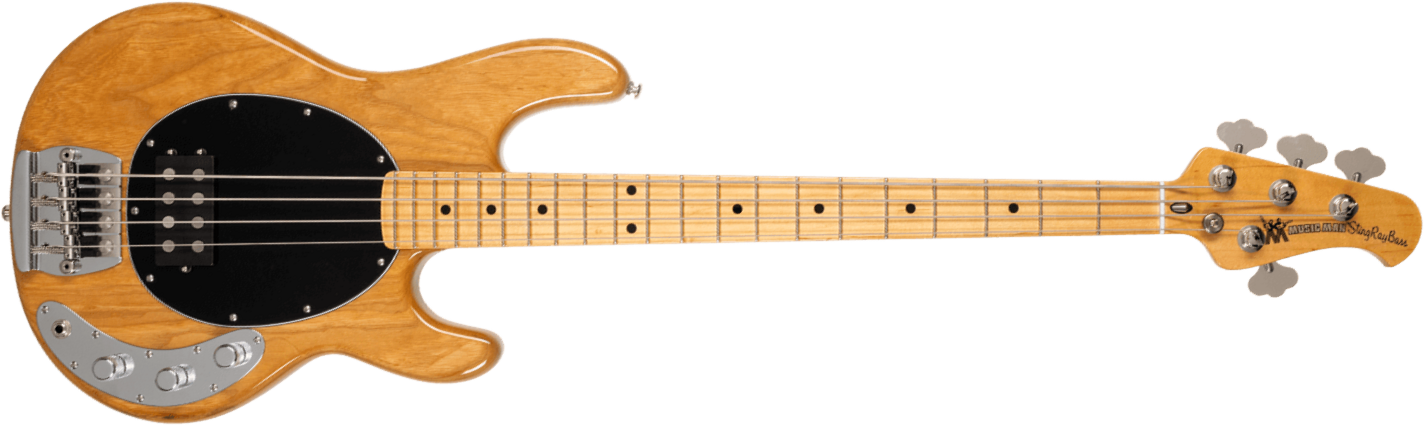 Music Man Stingray Retro 70s Usa Active Mn - Heritage Natural - Solid body electric bass - Main picture