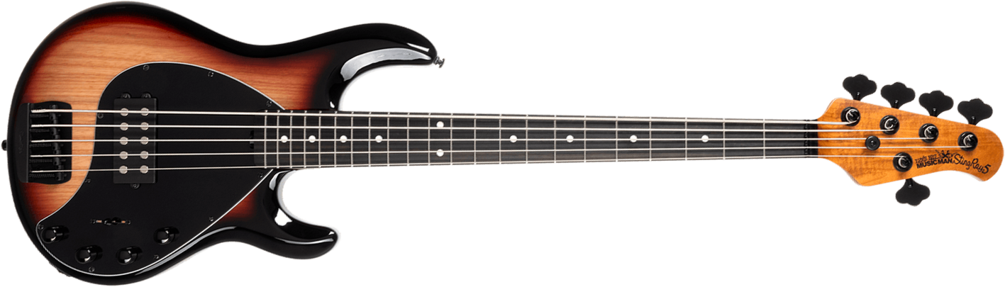 Music Man Stingray Special H 5c Active Eb +housse - Faded Vintage Sunburst - Solid body electric bass - Main picture