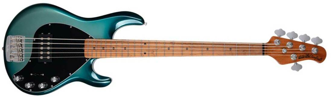 Music Man Stingray Special H 5c Active Mn +housse - Frost Green - Solid body electric bass - Main picture