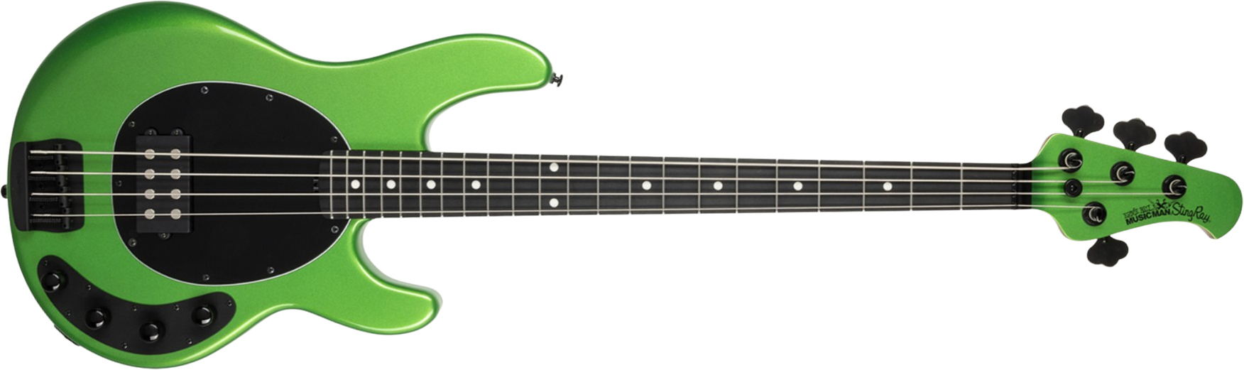 Music Man Stingray Special H Active Eb +etui - Kiwi Green - Solid body electric bass - Main picture
