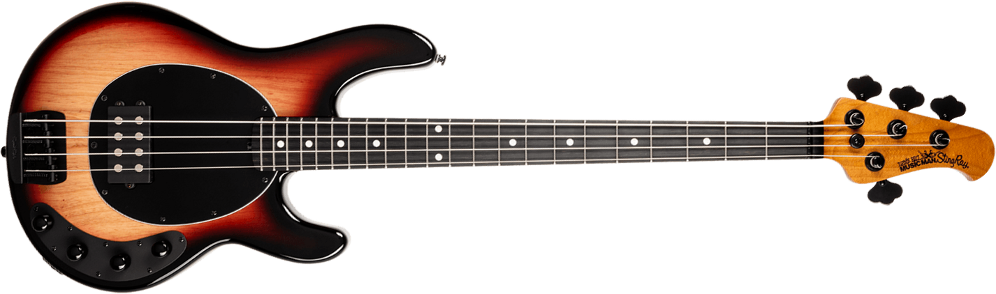 Music Man Stingray Special H Active Eb +housse - Faded Vintage Sunburst - Solid body electric bass - Main picture
