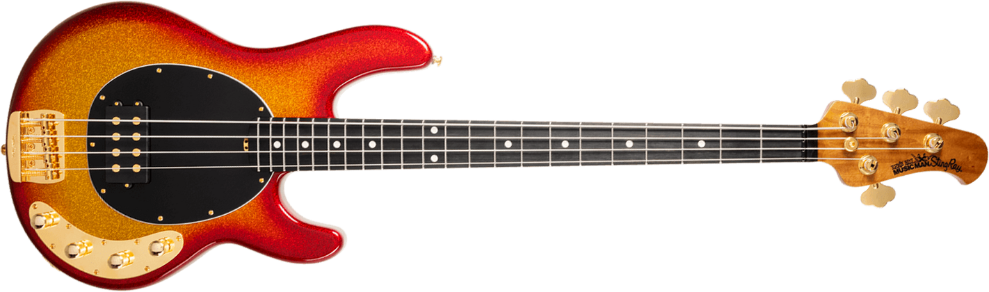 Music Man Stingray Special H Active Eb +housse - Cherry Punch - Solid body electric bass - Main picture