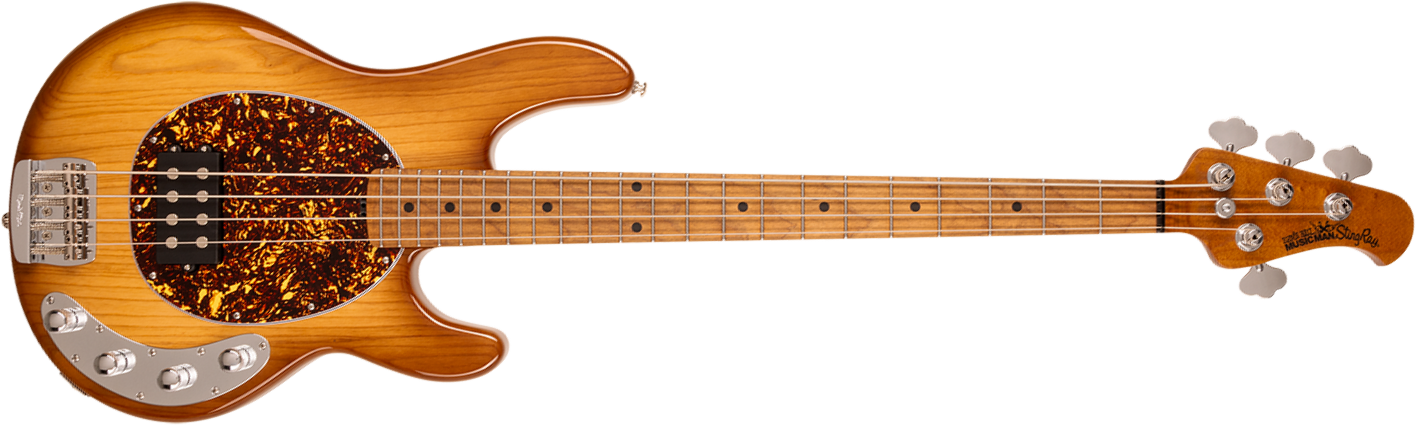 Music Man Stingray Special H Active Mn +housse - Hot Honey - Solid body electric bass - Main picture