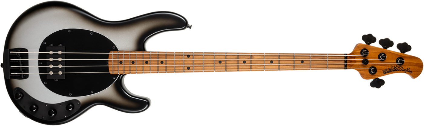 Music Man Stingray Special H Active Mn +housse - Black Rock - Solid body electric bass - Main picture