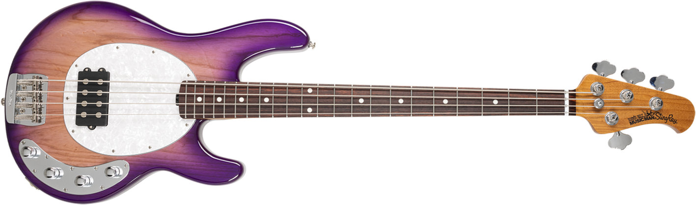 Music Man Stingray Special H Active Rw +etui - Purple Sunset - Solid body electric bass - Main picture