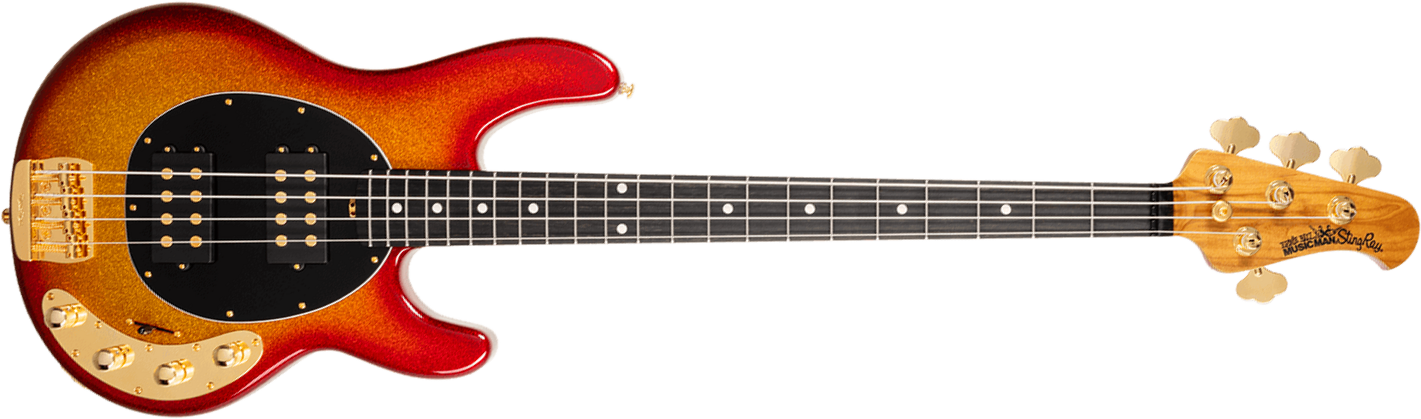 Music Man Stingray Special Hh Active Eb +housse - Cherry Punch - Solid body electric bass - Main picture