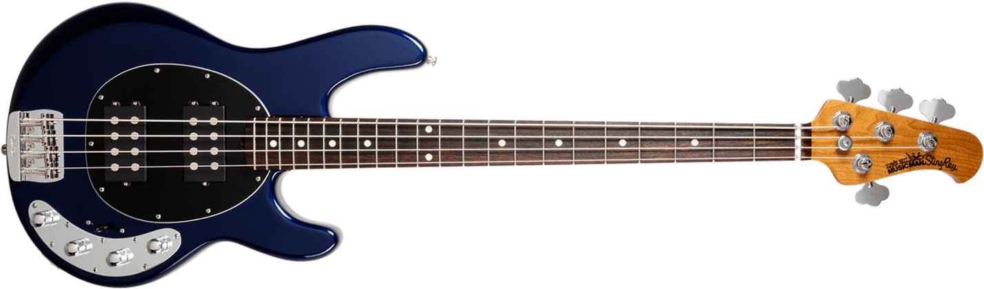 Music Man Stingray Special Hh Active Rw +housse - Butane Blue - Solid body electric bass - Main picture
