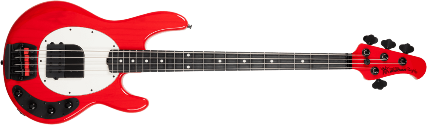 Music Man Tim Commerford Stingray Bass Active Signature Eb - Caliper Red - Solid body electric bass - Main picture