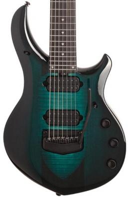 Solid body electric guitar Music man John Petrucci Majesty 7 - Enchanted forest
