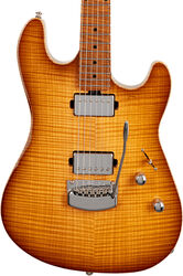 Str shape electric guitar Music man Sabre (USA, MN) - Honey suckle