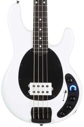 Solid body electric bass Music man DarkRay +Gig Bag - white sparkle