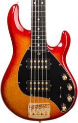 Solid body electric bass Music man StingRay Special HH 5-String +Gig Bag - Cherry punch