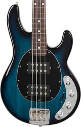 Solid body electric bass Music man StingRay Special HH (RW) +Case - Pacific blue burst