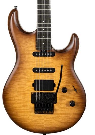 Signature electric guitar Music man Luke 4 30th Anniversary +Gig Bag - Steamroller walnut burst satin