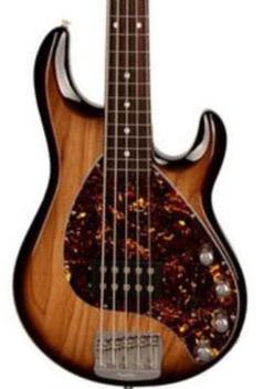 Solid body electric bass Music man StingRay Special H 5-String (RW) +Gig Bag - Burnt ends