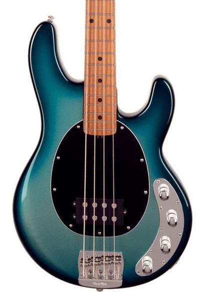 Solid body electric bass Music man StingRay Special H (MN) +Gig Bag - Frost green pearl