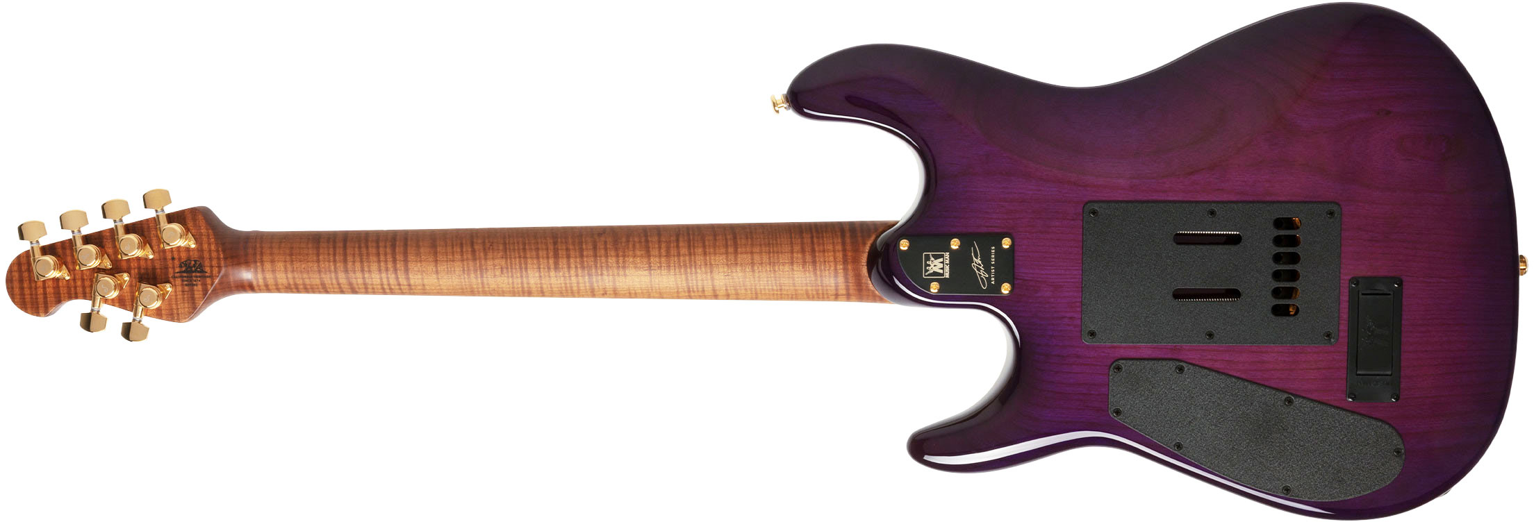 Music Man Jason Richardson 6 Cutlass Signature 6c 2h Trem Mn - Majora Purple - Str shape electric guitar - Variation 1