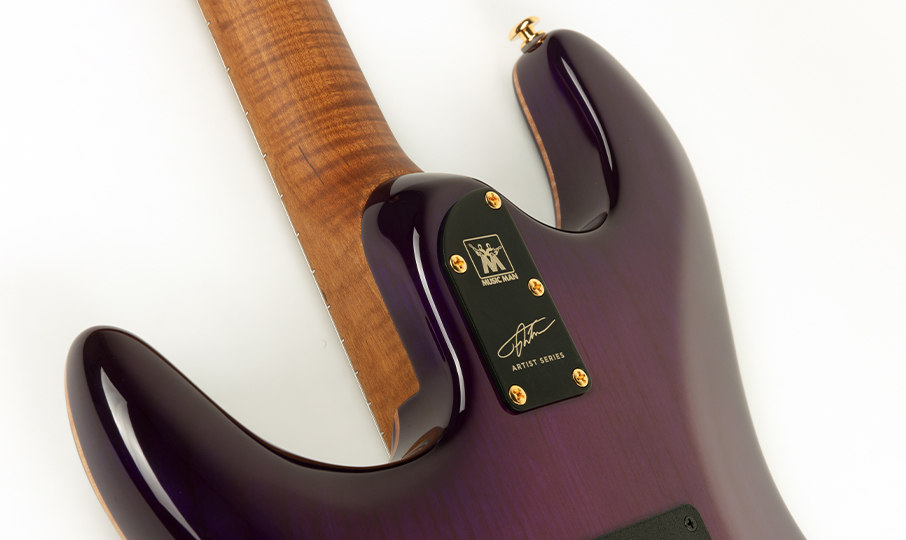 Music Man Jason Richardson 6 Cutlass Signature 6c 2h Trem Mn - Majora Purple - Str shape electric guitar - Variation 6