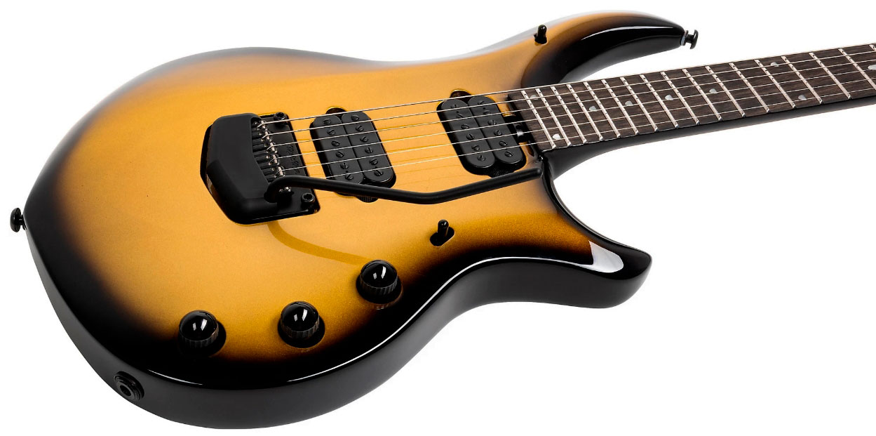 Music Man John Petrucci Majesty 6 Signature 2h Dimarzio Piezo Trem Eb +etui - Gold Eclipse - Signature electric guitar - Variation 2