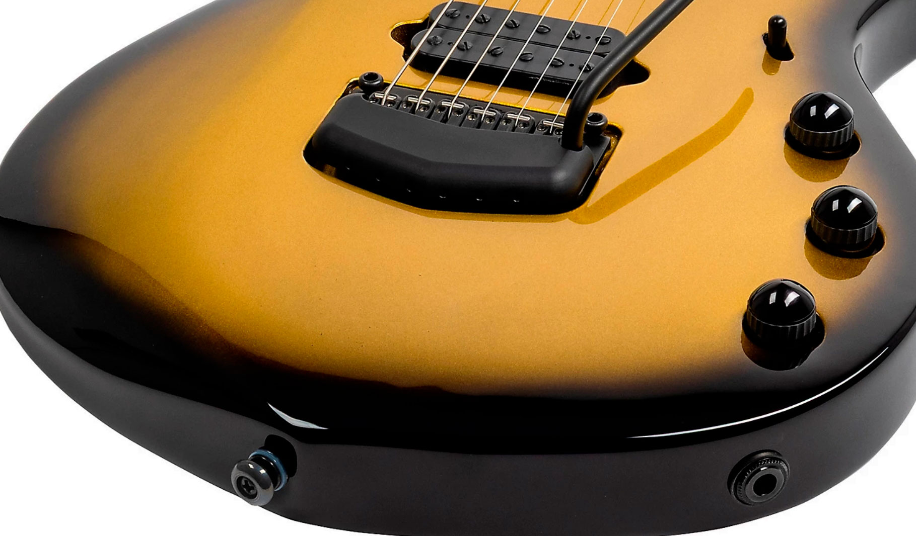 Music Man John Petrucci Majesty 6 Signature 2h Dimarzio Piezo Trem Eb +etui - Gold Eclipse - Signature electric guitar - Variation 3