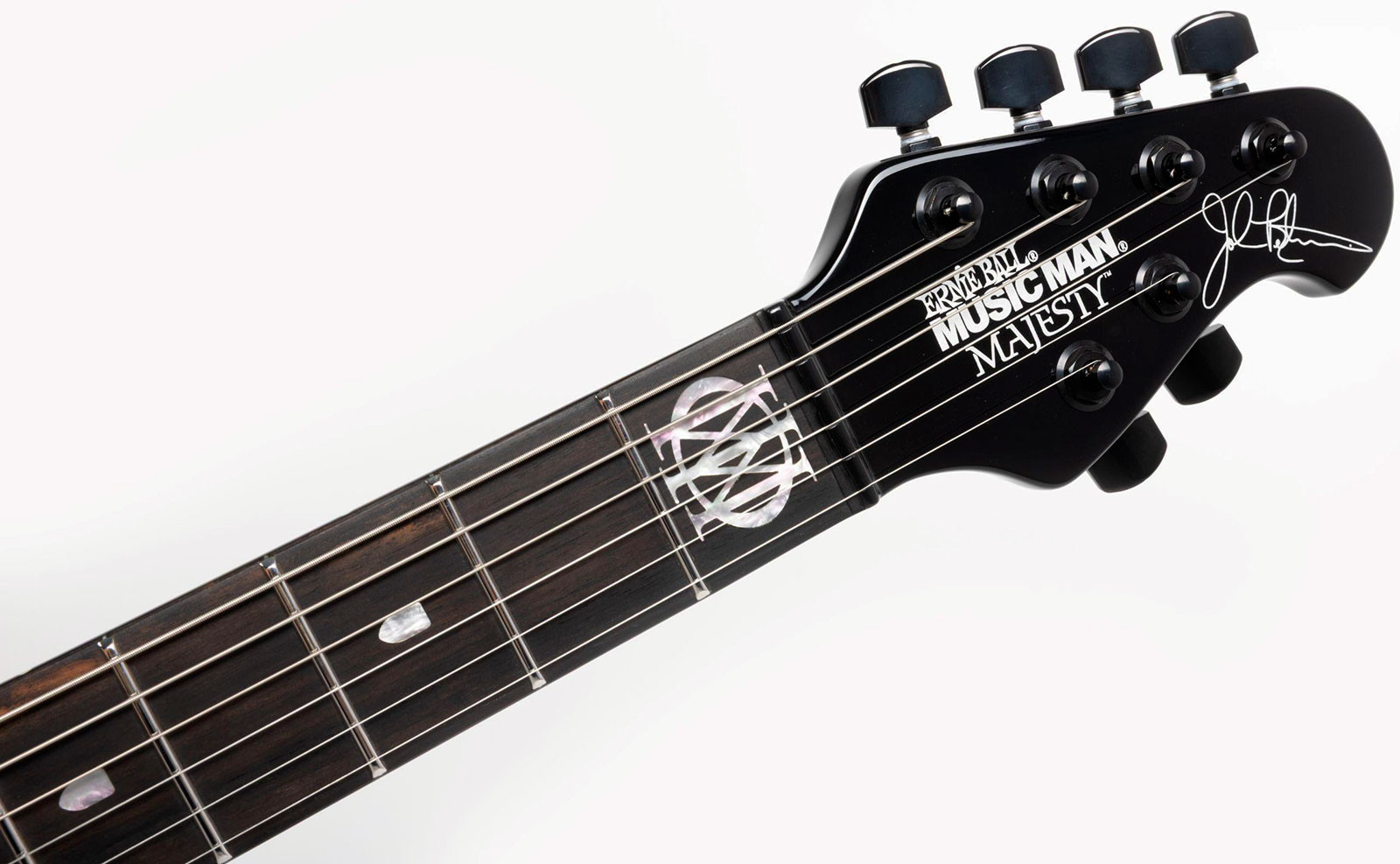 Music Man John Petrucci Majesty 6 Signature 2h Dimarzio Piezo Trem Eb +etui - Dark Side - Signature electric guitar - Variation 4