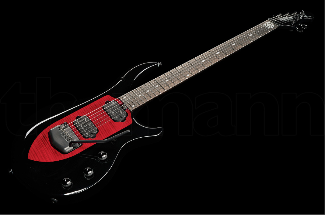 Music Man John Petrucci Majesty 6 Signature 2h Dimarzio Piezo Trem Eb - Sanguine Red - Metal electric guitar - Variation 2