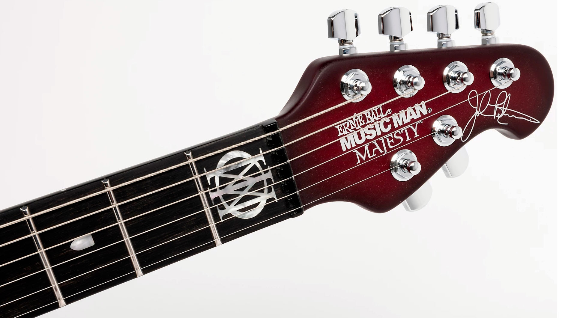 Music Man John Petrucci Majesty 6 Signature 2h Dimarzio Piezo Trem Eb +housse - Amaranth - Signature electric guitar - Variation 4