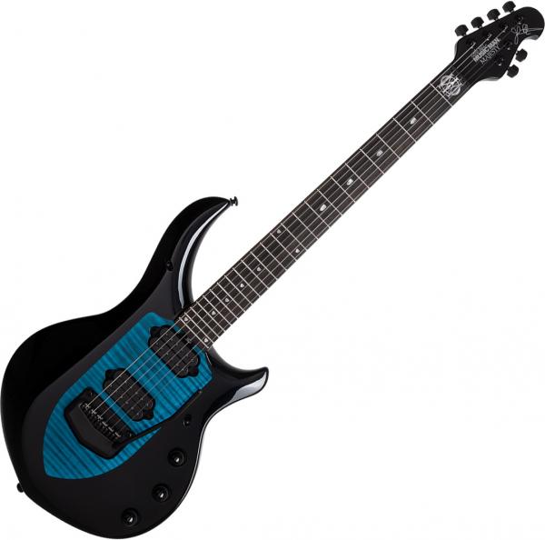 Solid body electric guitar Music man John Petrucci Majesty 6 - Okelani blue