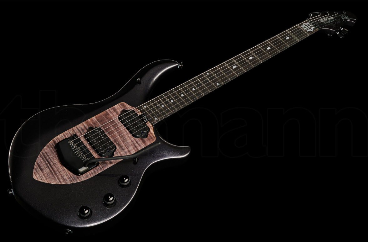 Music Man John Petrucci Majesty 6 Signature 2h Dimarzio Piezo Trem Eb - Smoked Pearl - Metal electric guitar - Variation 2