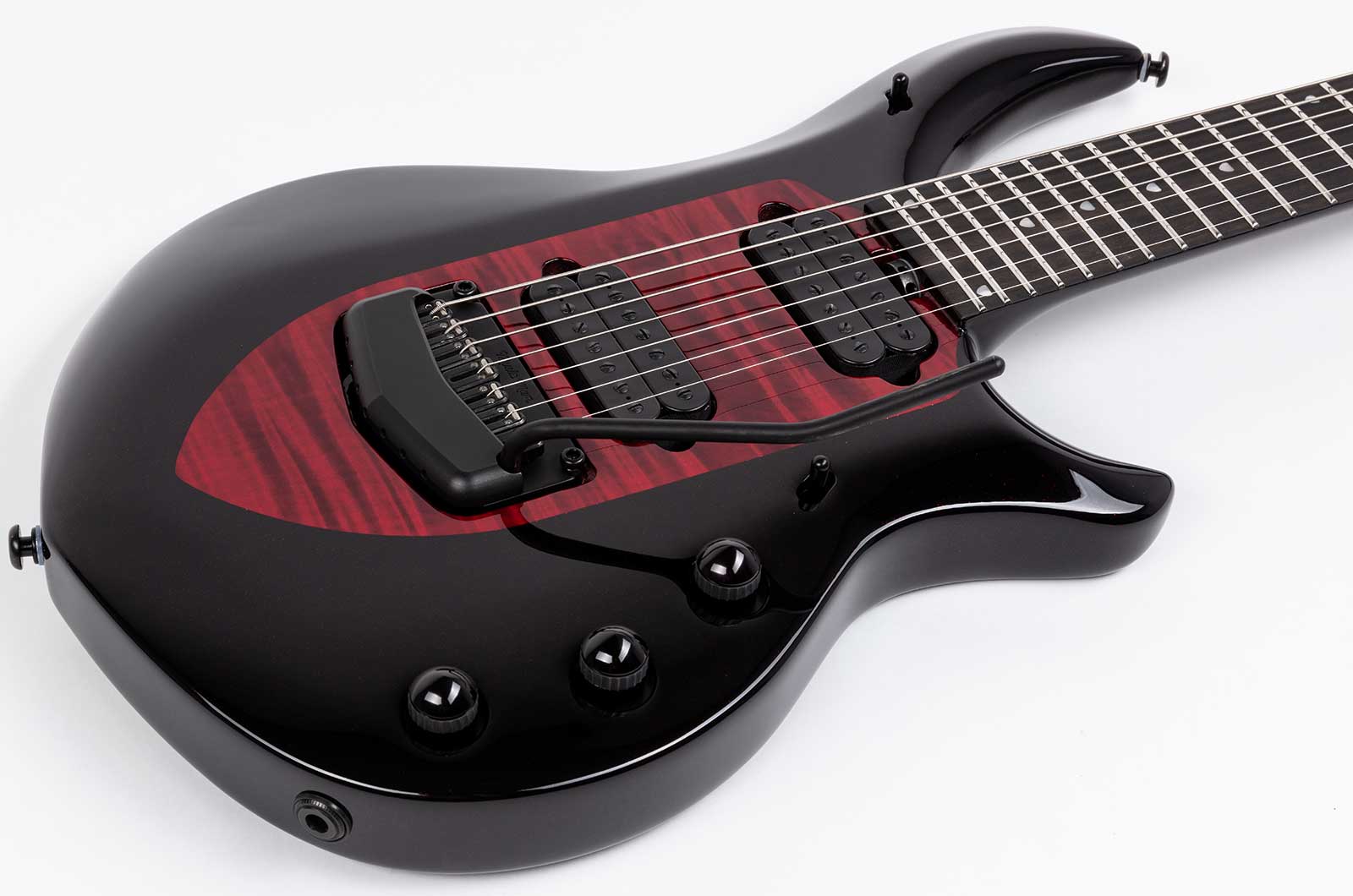 Music Man John Petrucci Majesty 7c Signature 2h Dimarzio Piezo Trem Eb +housse - Sanguine Red - Signature electric guitar - Variation 2