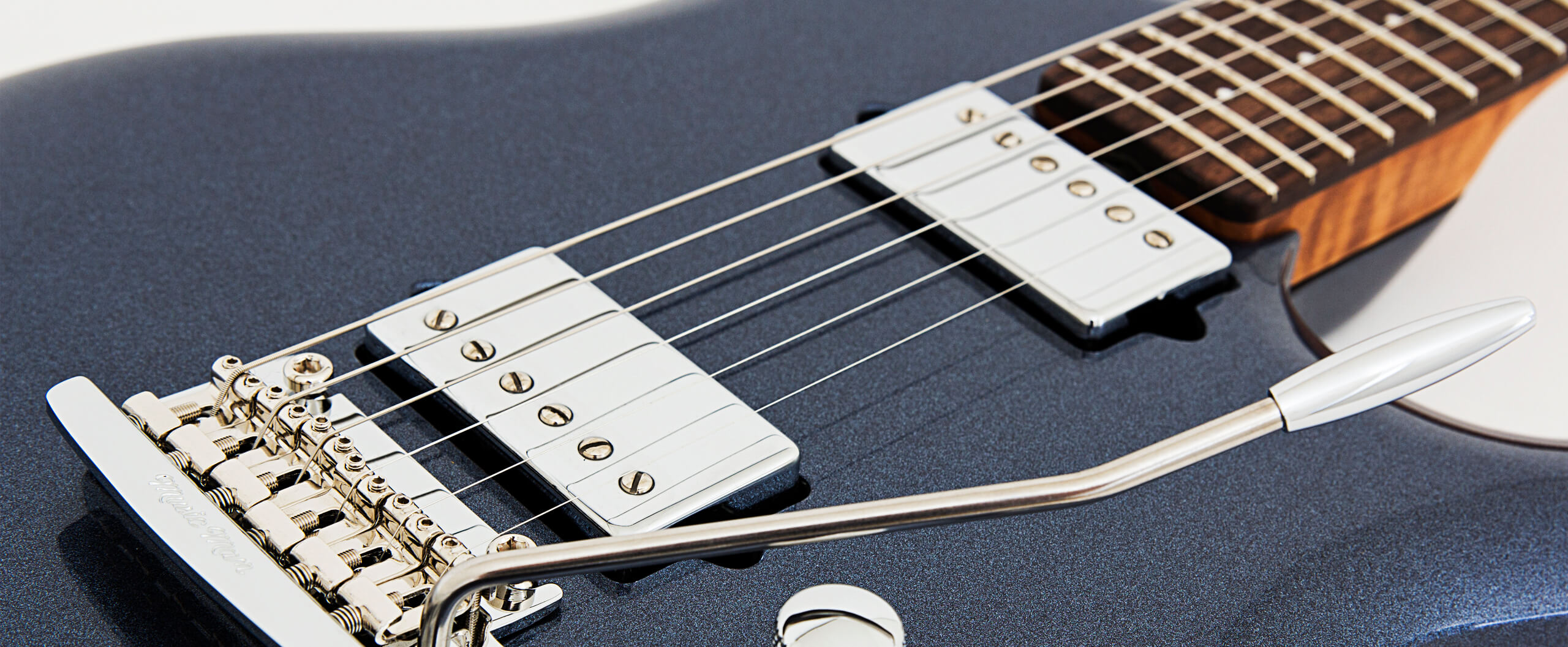 Music Man Steve Lukather Iii 3 Signature Hss Trem Rw - Bodhi Blue - Str shape electric guitar - Variation 3
