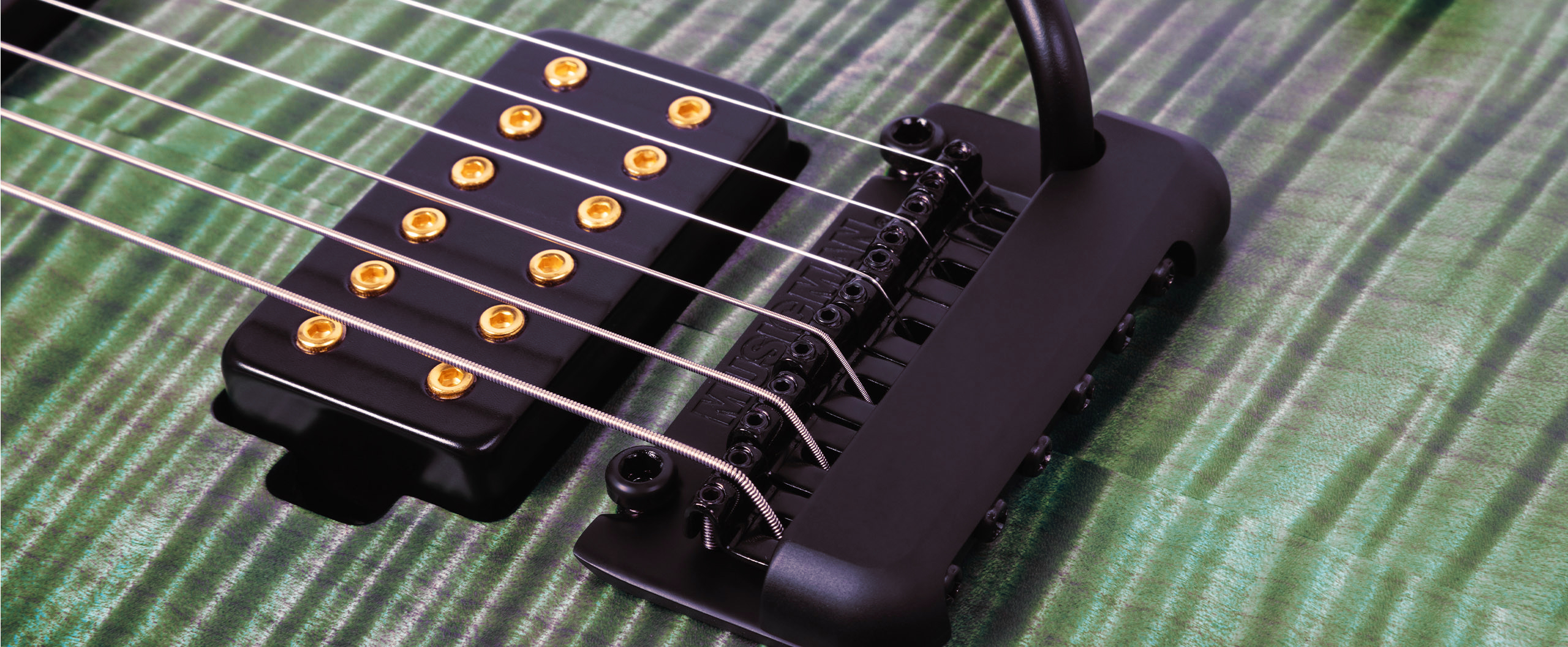Music Man Rabea Massad Sabre Signature 2h Trem Eb - Emerald Hill Burst - Signature electric guitar - Variation 1