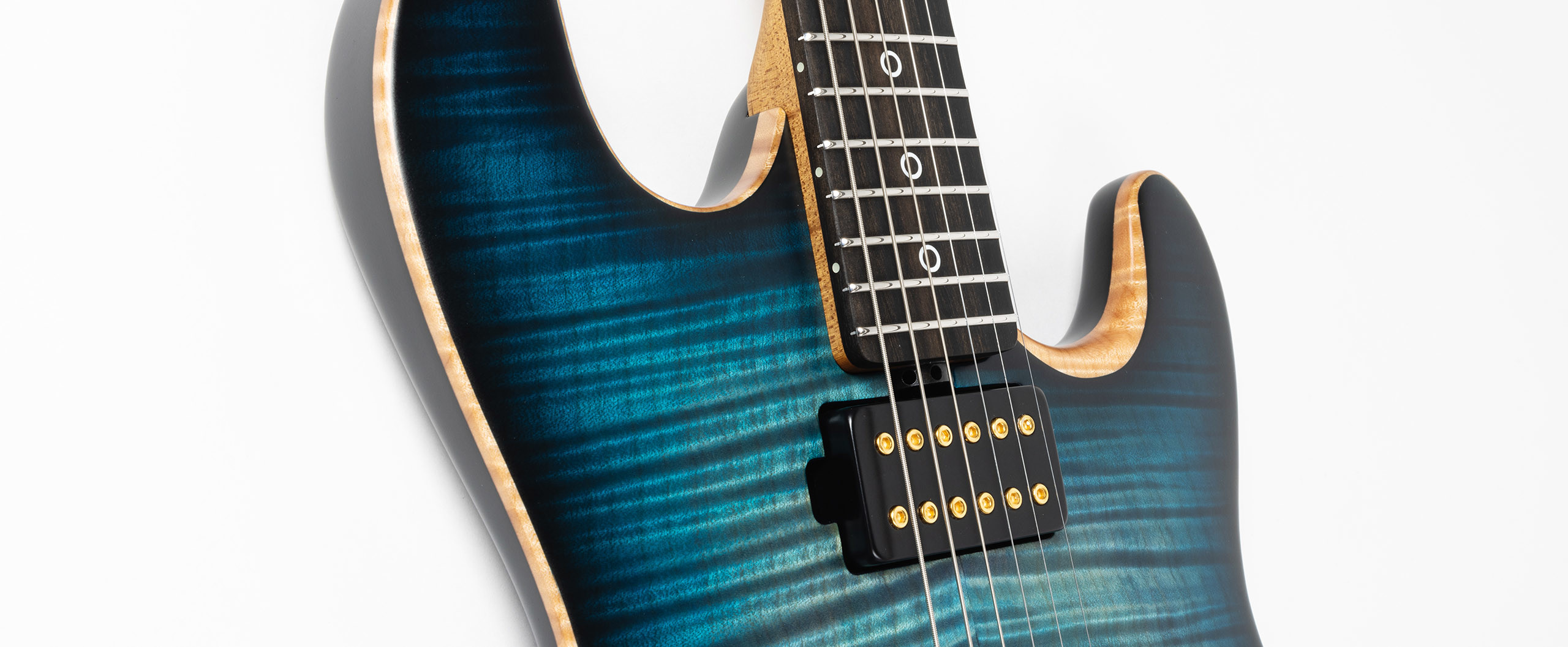 Music Man Rabea Massad Sabre Signature 2h Trem Eb - Carian Burst - Signature electric guitar - Variation 4