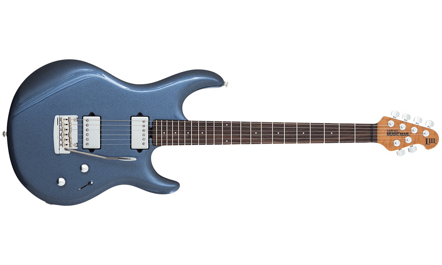 Music Man Steve Lukather Iii 3 Signature Hss Trem Rw - Bodhi Blue - Str shape electric guitar - Variation 7
