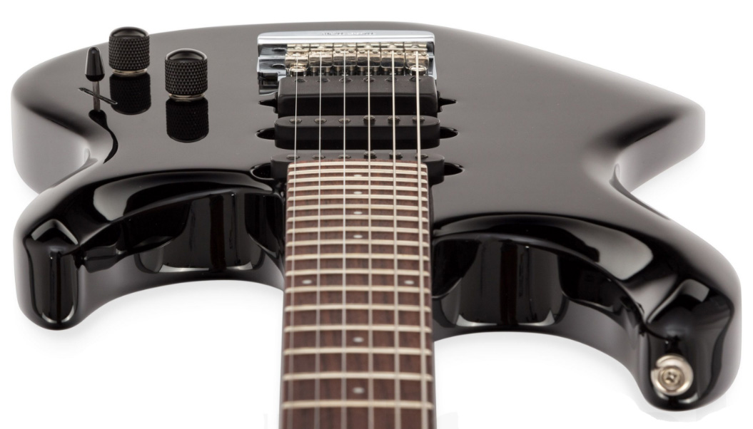 Music Man Steve Lukather Luke 3 Hss - Black - Str shape electric guitar - Variation 4