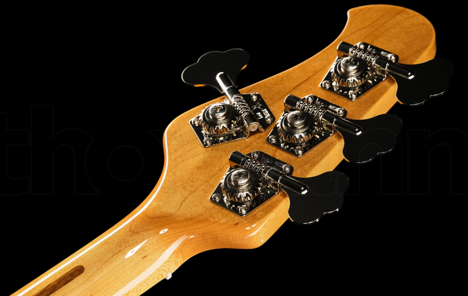 Music Man Stingray Retro 70s Usa Active Mn - Black - Solid body electric bass - Variation 5