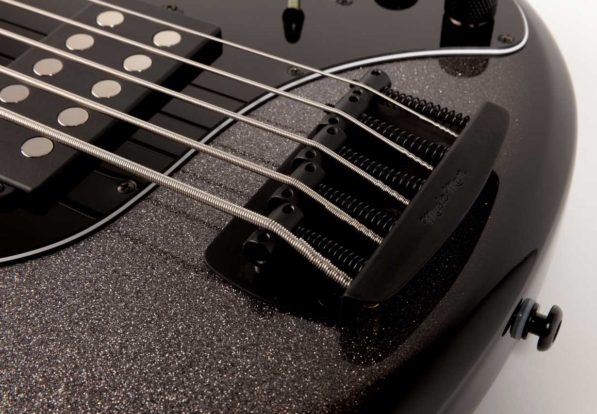 Music Man Stingray Special H 5c Active Eb  +housse - Smoked Chrome - Solid body electric bass - Variation 4
