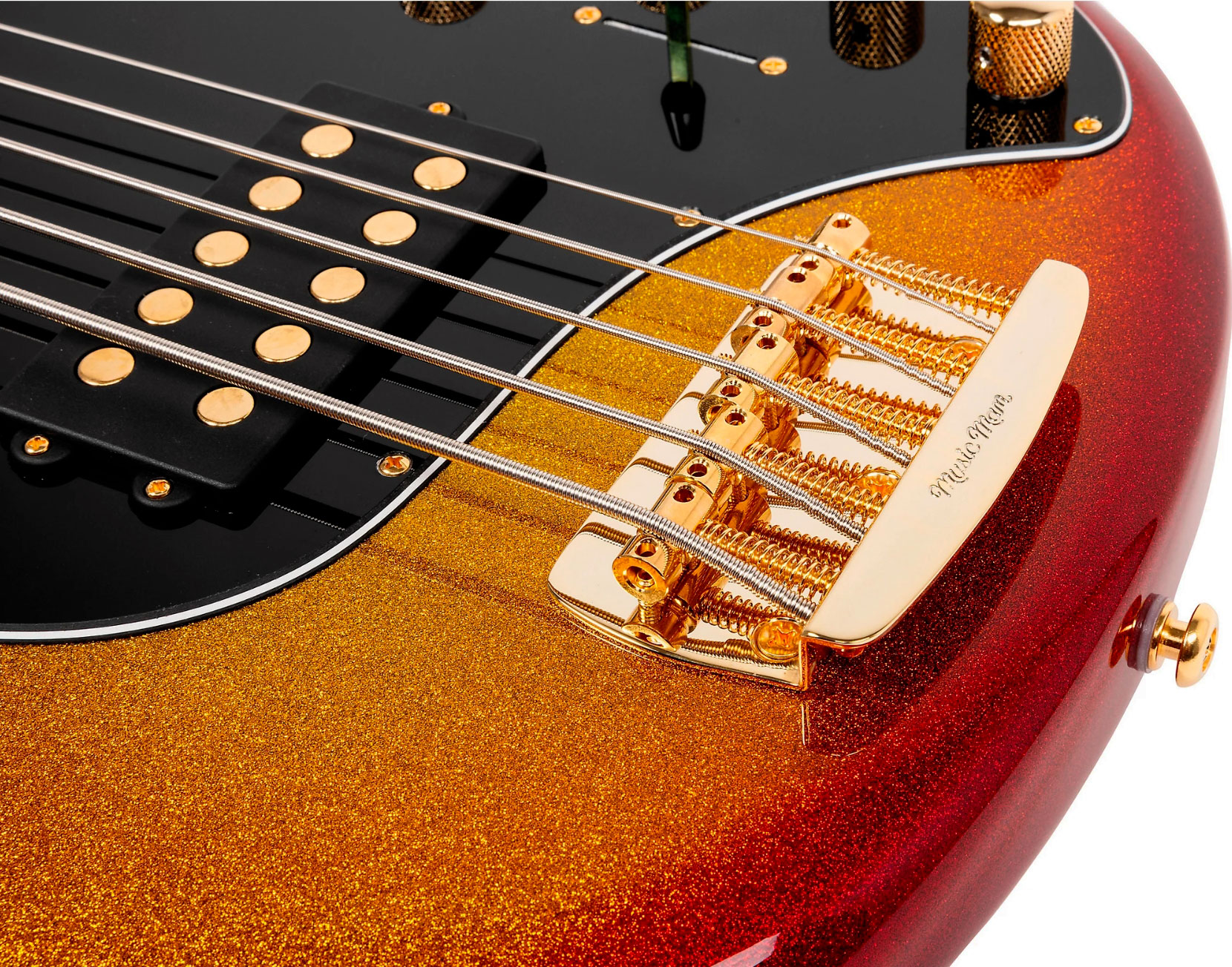 Music Man Stingray Special H 5c Active Eb +housse - Cherry Punch - Solid body electric bass - Variation 4