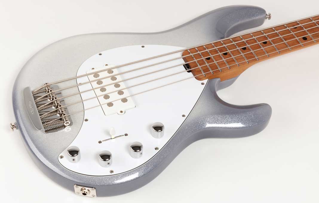 Music Man Stingray Special H 5c Active Mn +housse - Snowy Night - Solid body electric bass - Variation 2