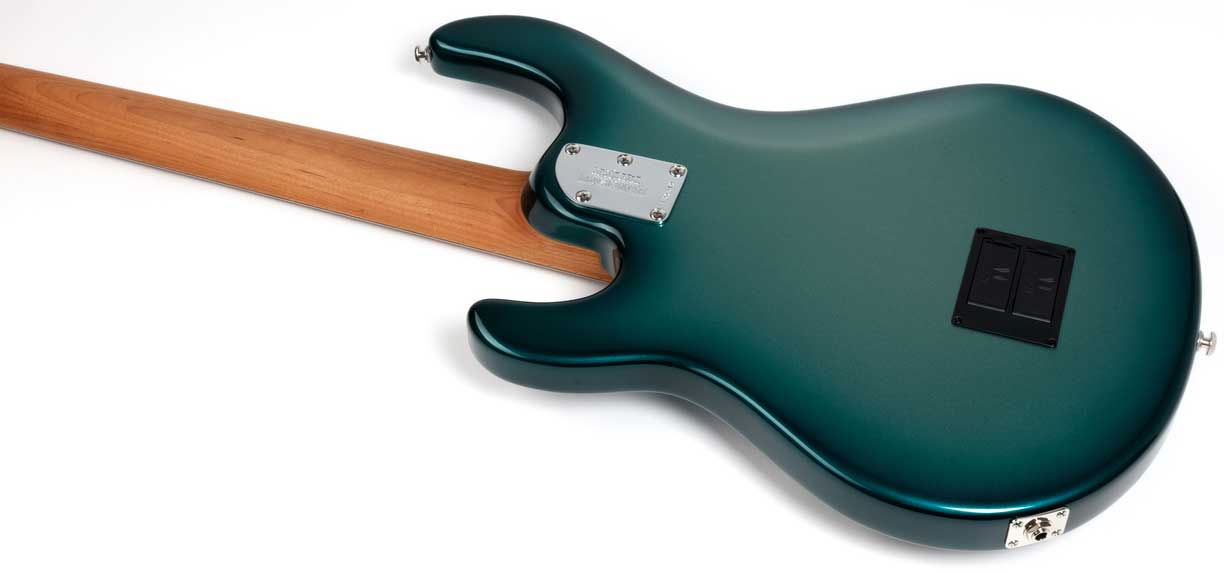 Music Man Stingray Special H 5c Active Mn +housse - Frost Green - Solid body electric bass - Variation 3