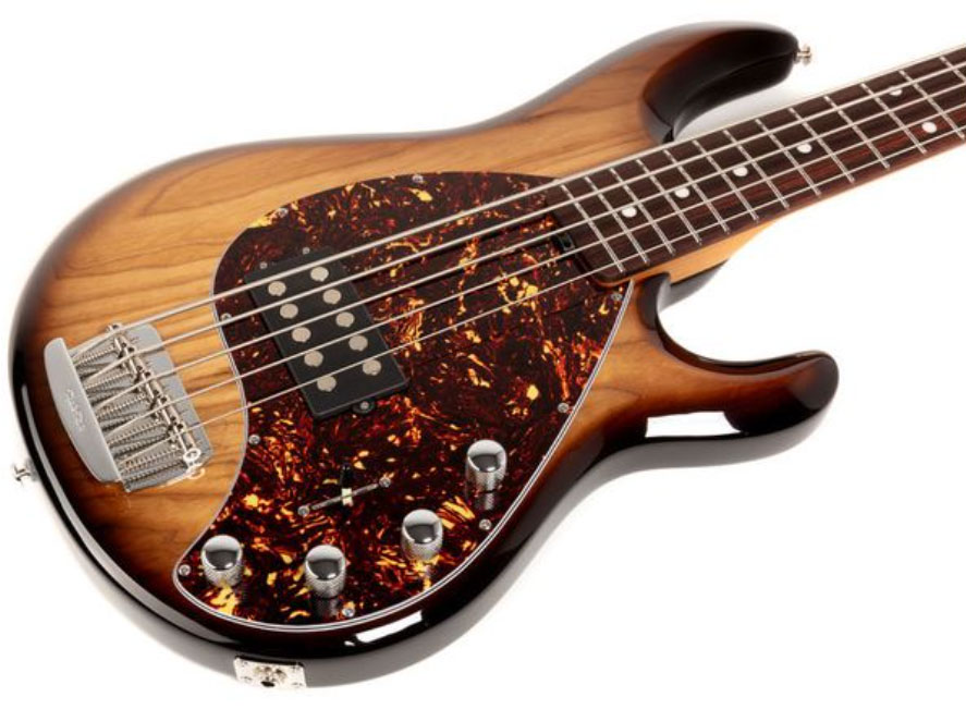 Music Man Stingray Special H 5c Active Rw +housse - Burnt Ends - Solid body electric bass - Variation 2