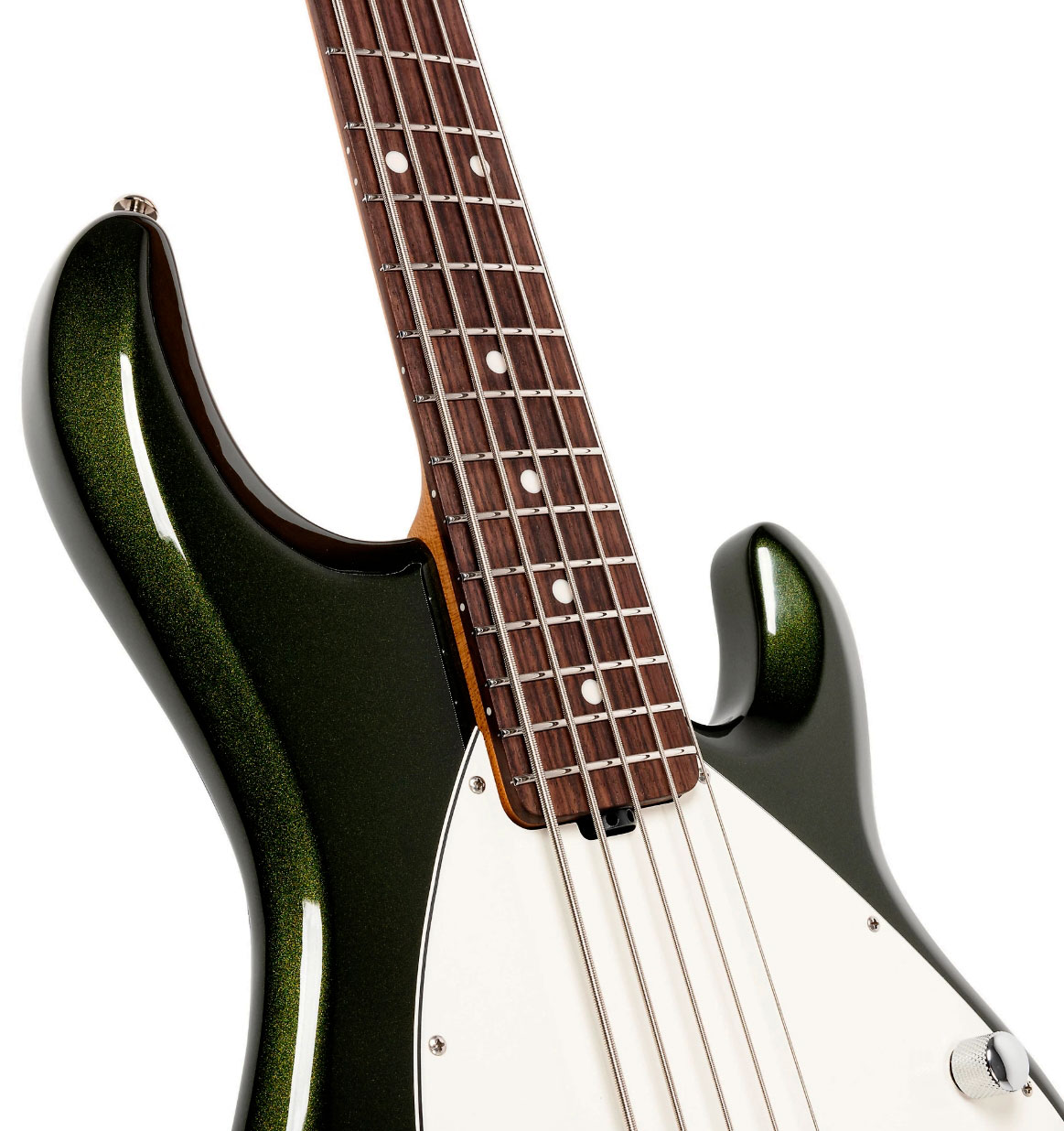 Music Man Stingray Special H 5c Active Rw +housse - Fallout Green - Solid body electric bass - Variation 3